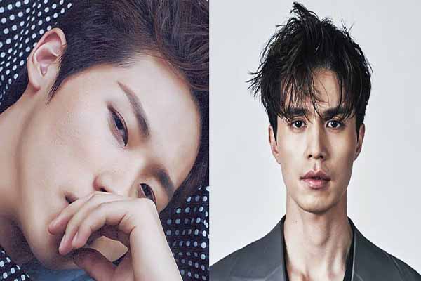 CNU B1A4 (kiri) dan Lee Dong Wook (Allkpop)
