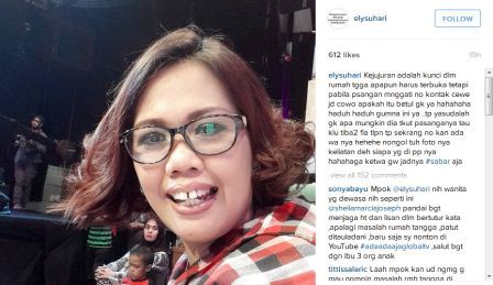 Ely Sugigi curhat di Instagram (Instagram)