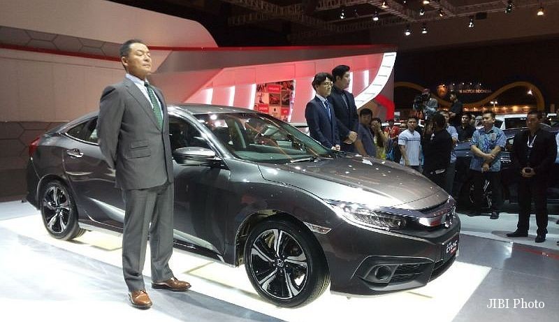 Honda Civic Turbo di pameran IIMS 2016. (Okezone.com)