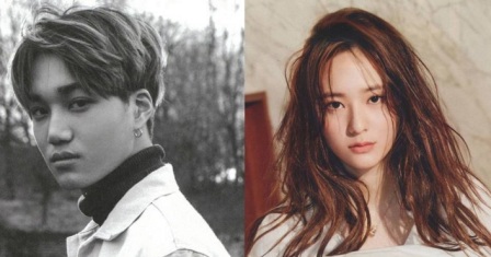 Kai EXO dan Krystal (Allkpop.com)