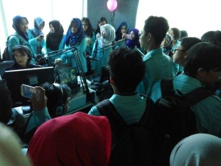 Kunjungan D3 Advertising FISIP UNS ke Solopos, Kamis (19/4/2016) (Haryo Prabancono/JIBI/Solopos.com)