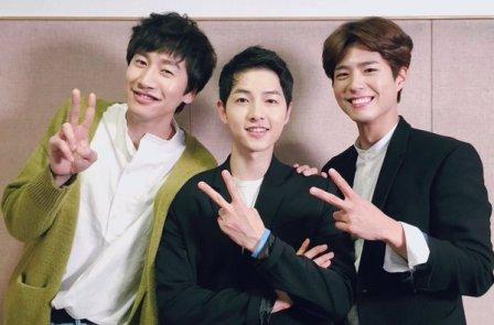 Lee Kwang Soo, Song Joong Ki, dan Park Bo Gum (Soompi)