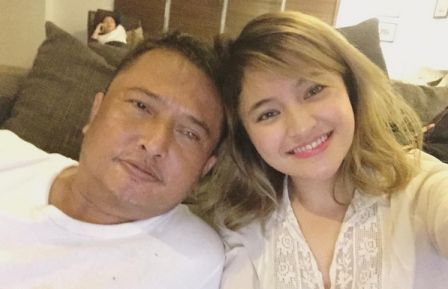 Marshanda dan ayahnya (Instagram)