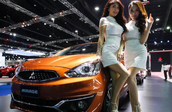 Mitsubishi Mirage di Bangkok Motor Show 2016. (Liputan6.com)