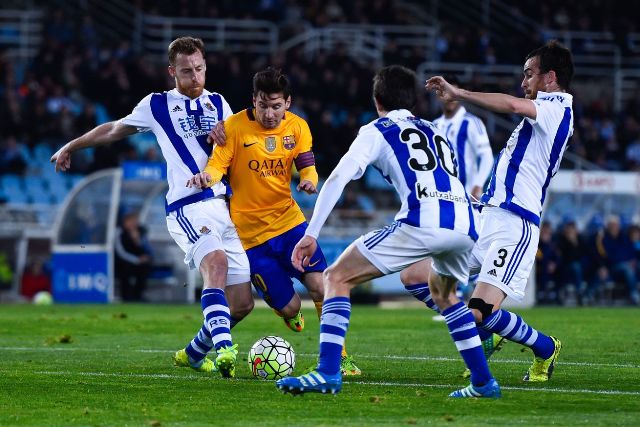 Real Sociedad vs Barcelona (Twitter)