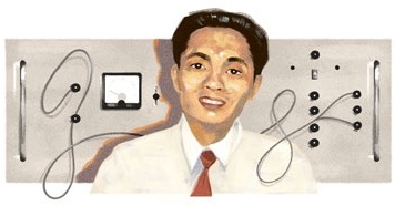 Samaun Samadikun dalam Google Doodle (Google.com)