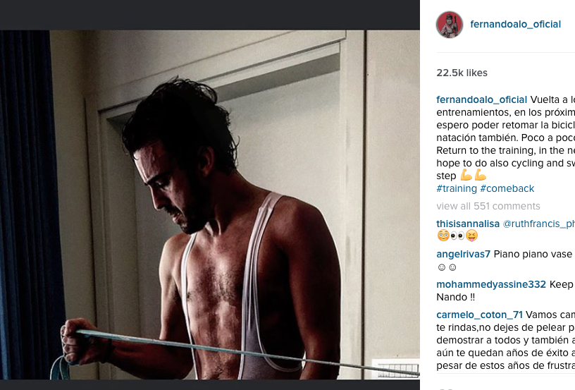 Instagram Fernando Alonso