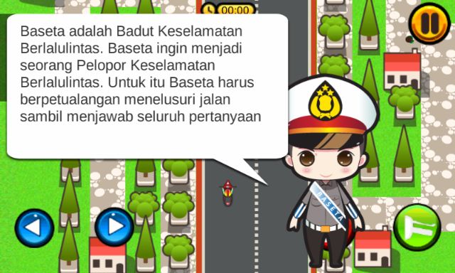 Tampilan game Petualangan Baseta. (Play.google.com)