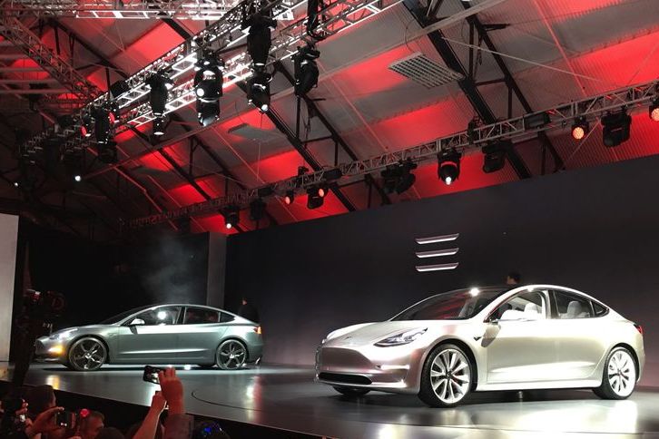 Tesla Model 3. (Theverge.com)