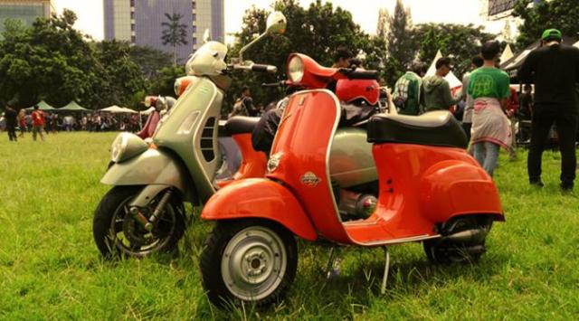 Vespa 50 Special 1964 hasil restorasi. (Liputan6.com)
