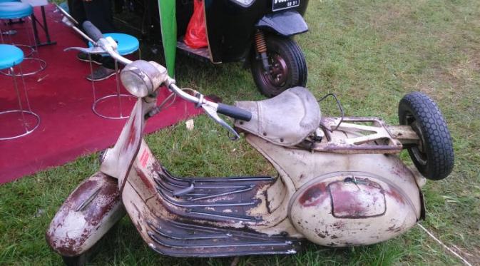 Vespa VL1 di pesta IVWD 2016. (Liputan6.com)