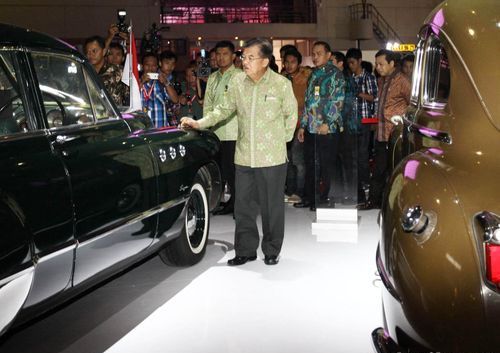 Wakil Presiden Jusuf Kalla di IIMS 2016. (Detik.com)