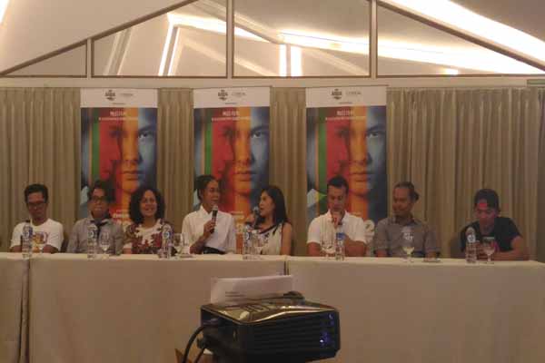 Kru dan pemain film Ada Apa Dengan Cinta 2 (AADC 2) hadir dalam media gathering di Greenhost Boutique Hotel, Jumat (22/4/2016). (Bernadheta Dian Saraswati/JIBI/Harian Jogja)