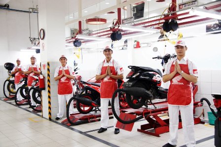 layanan di Ahass Honda (ilustrasi/istimewa)