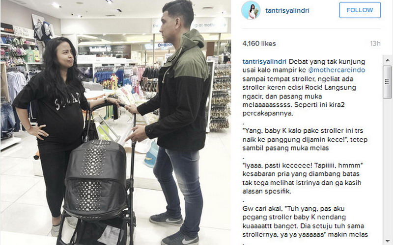Foto Tantri Kotak di Instagram. (Istimewa)