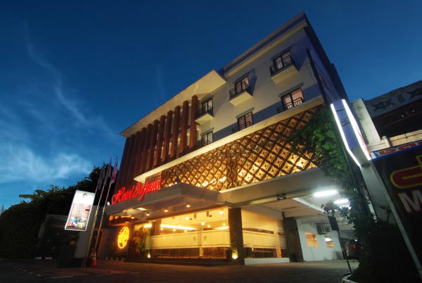 Tampilan bangunan Hotel Arjuna Jogja. (ISTIMEWA)