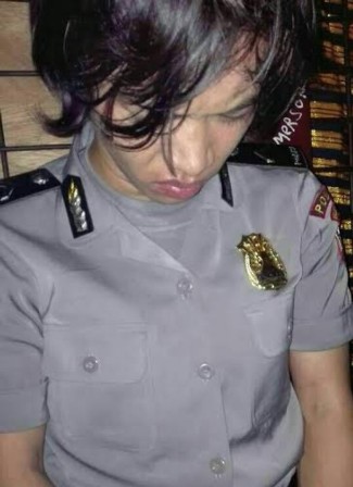 Fandi yang mengaku polwan (detikcom)