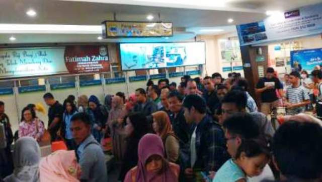 Ilustrasi pemudik menyebut di bandara. (JIBI/Semarangpos.com/Istimewa-Humas Bandara Ahmad Yani)