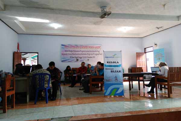 Pencairan di Glagah 2 terlihat lengang dan hanya dihadiri oleh tim dari PT Angkasa Pura 1 dan pihak perbankan di Balai Desa Glagah, Senin (26/9/2016). Pencairan bagi penggarap PAG ditangguhkan sesuai dengan permintaan perangkat Desa Glagah hingga kejelasan kompensasi dari Puro Pakualaman diketahui. (Sekar Langit Nariswari/JIBI/Harian Jogja)