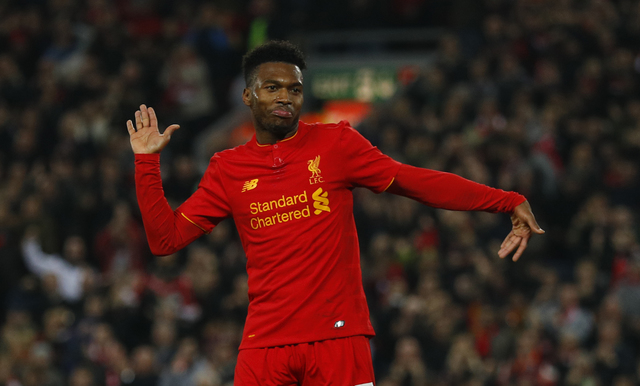 Daniel Sturridge merayakan gol (Reuters / Phil Noble)