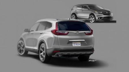 Prediksi Honda CR-V 2017. (Indianautosblog.com)