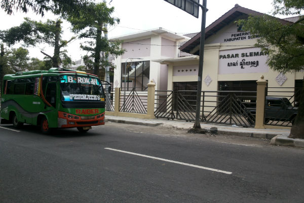 Pasar Sleman telah capai proses penyelesaian tahap akhir, Senin (5/12/2016) (Mayang Nova Lestari/JIBI/Harian Jogja)