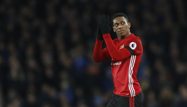 Pemain Manchester United, Anthony Martial. (Reuters / Carl Recine)
