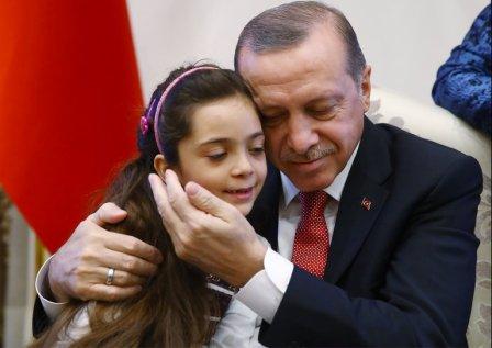 Bana Al Abed dan Recep Tayyip Erdogan, Presiden Turki (Twitter @RT_Erdogan)