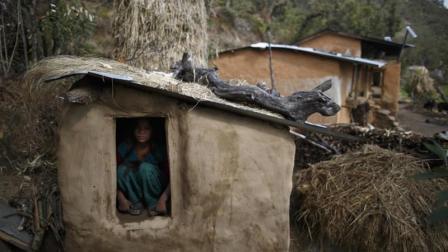 Gubuk yang digunakan untuk mengurung wanita haid di Nepal (Reuters)