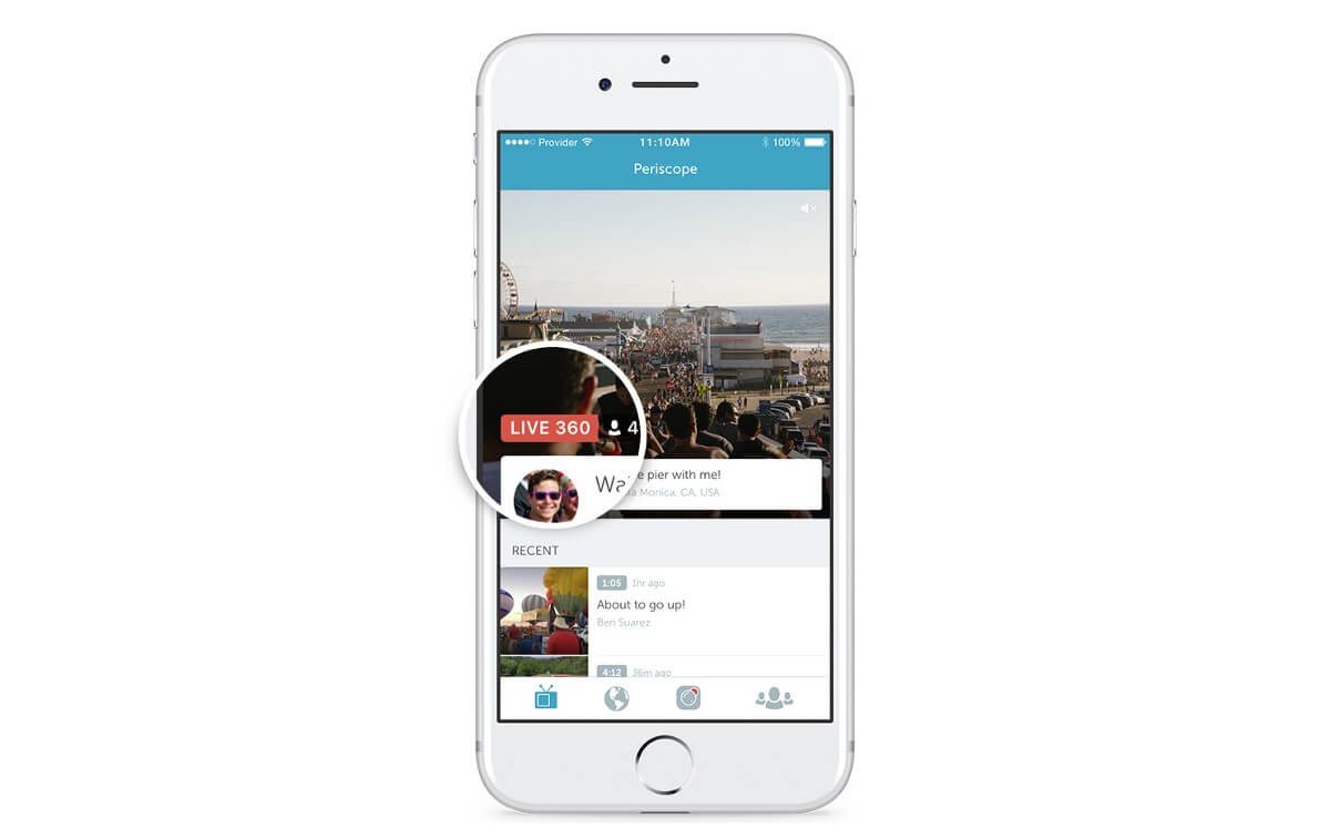 Periscope Mendukung Video 360 Derajat (Venturebeat)