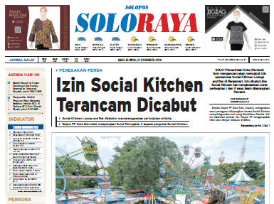Soloraya Hari Ini Rabu (21/12/2016)