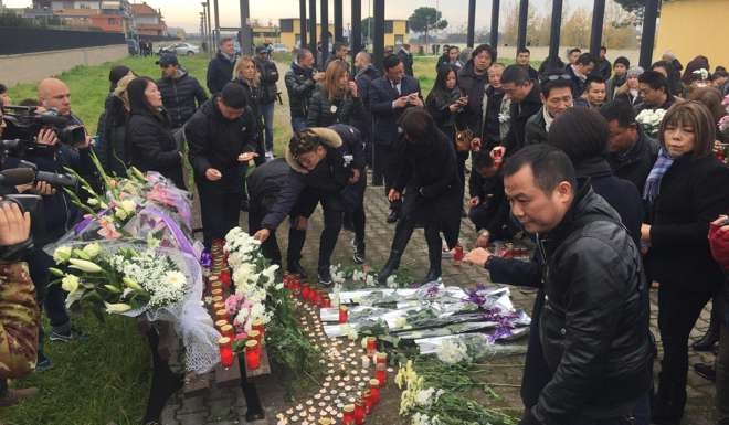 Warga Tiongkok yang tinggal di Italia berkumpul untuk mengenang Zhang Yao (Shout China Morning Post)