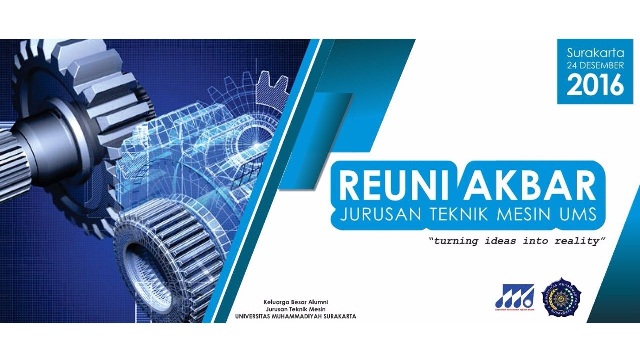 Reuni alumni Teknik Mesin UMS (Istimewa)