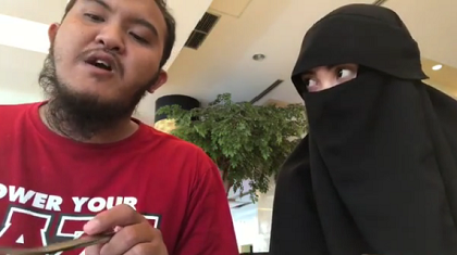 Caesar dan Indadari (Instagram @indadari)