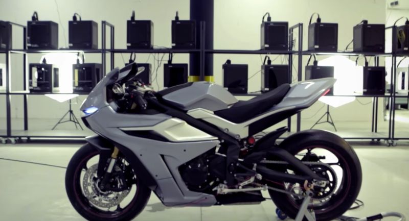 Motor sport yang dicetak printer 3D BIG M300. (Istimewa)