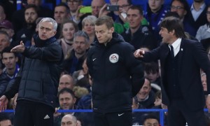 Jose Mourinho dan Antonio Conte (JIBI/Reuters/Eddie Keogh)