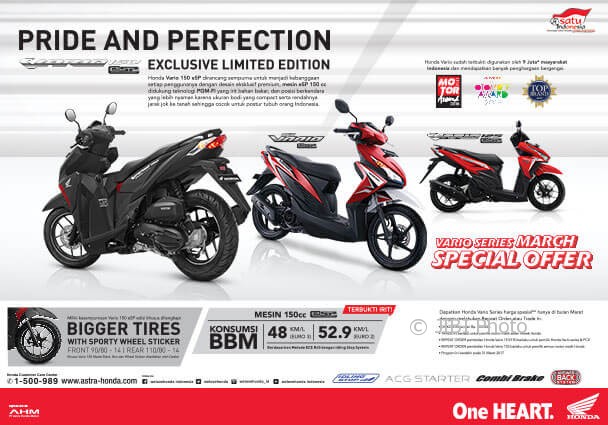 Promo Vario bulan Maret (astra-honda)