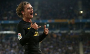 Striker Atletico Madrid, Antoine Griezmann. (JIBI/REUTERS/Albert Gea)