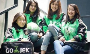 Ilustrasi perempuan-perempuan rider Go-Jek. (Kaskus.com)