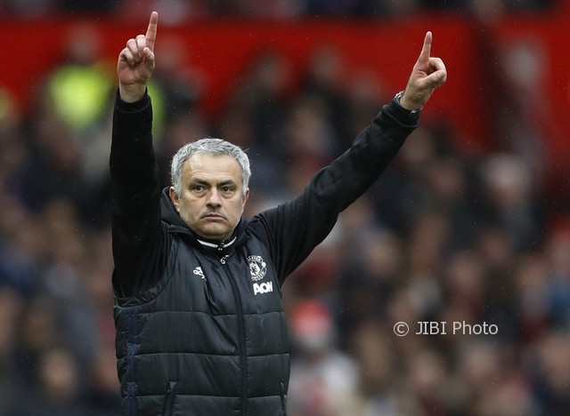 Pelatih Manchester United Jose Mourinho (JIBI/Reuters/Carl Recine)