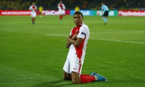 Kylian Mbappe-Lottin merayakan gol. (JIBI/Reuters/Ralph Orlowski)