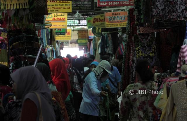 Aktivitas jual beli di Pasar Klewer timur, Solo, Jumat (17/6/2016). (JIBI/Solopos/Dok)