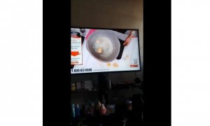 Panci meledak saat demo masak. (Istimewa/Twitter/Araf_ahmad)