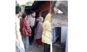 Penemuan jasad bayi di daerah Pasar Nongko, Solo (Facebook-Benny Saputra)
