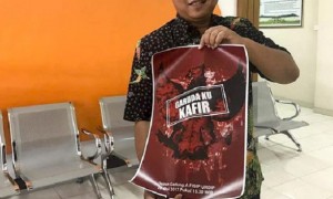 Poster Garudaku Kafir yang tersebar di kampus FISIP Undip Semarang, Selasa (16/5/2017). (Facebook.com)