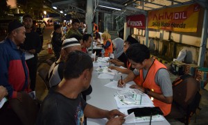 Proses pendaftaran Mudik bareng Honda. (Istimewa/astra-honda)