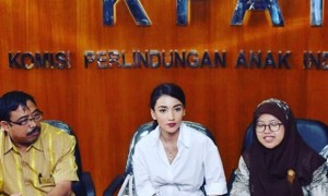 Tsania Marwa bersama KPAI. (Istimewa/Instagram)