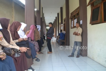 Suasana Penerimaan Peserta Didik Baru (PPDB) SMA tahun ajaran 2017/2018 di SMAN 3 Sukoharjo, Rabu (14/6/2017). (Bony Eko Wicaksono/JIBI/Solopos)