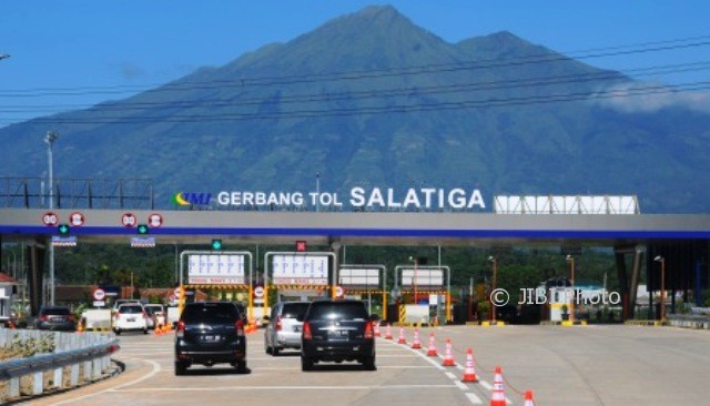 Panorama gerbang jalan tol Salatiga, Tingkir, Kota Salatiga Jateng. (JIBI/Solopos/Antara/Aloysius Jarot Nugroho)
