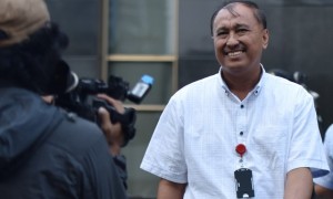 Mantan anggota Komisi II DPR Markus Nari meninggalkan Gedung KPK seusai menjalani pemeriksaan di Jakarta, Rabu (17/5/2017). (JIBI/Solopos/Antara/Wahyu Putro A)